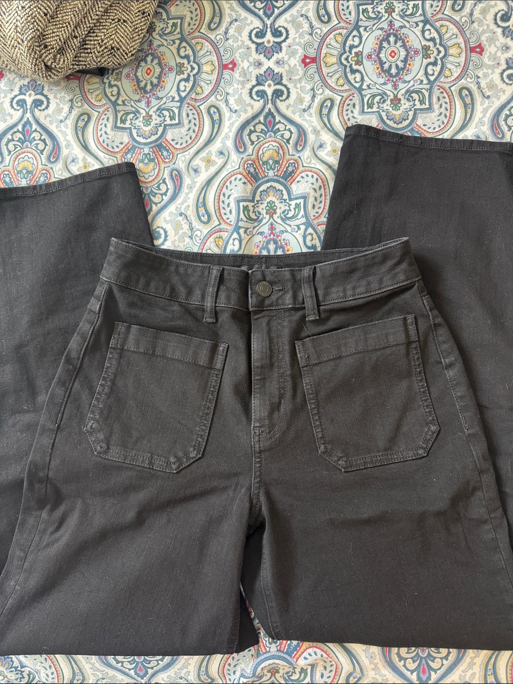 Quince Black High-Rise Black Jeans - Picture 4 of 5